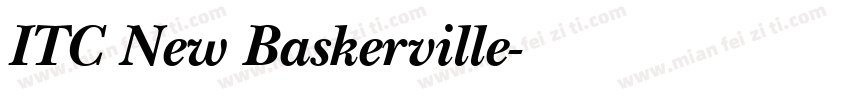 ITC New Baskerville字体转换